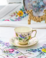 3659 كوب مع صحن انتيك من ستافورد وباراجون