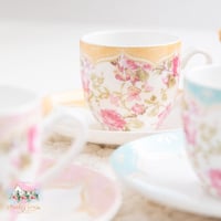 1062 طقم الورود للقهوة التركية لأربعة أشخاص