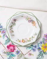 3738 كوب مع صحنين انتيك من جونسون برذرز Johnson Br...