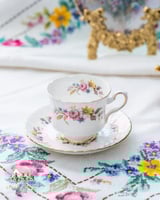 3661 كوب مع صحن انتيك من رويال ستافورد