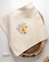 3649 مفرش زهور الشروق المطرز