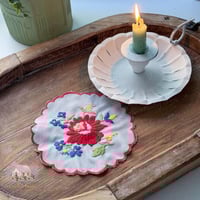 3507 منديل انتيك مطرز جانبي لوقت القهوة والشاي (1)