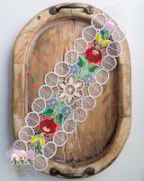 3677 مفرش تطريز ملون كلاسيكي (رقم 9)