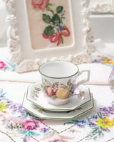 3738 كوب مع صحنين انتيك من جونسون برذرز Johnson Br...