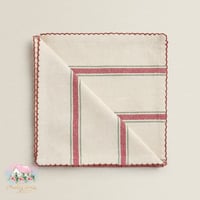 1307 مفرش مقلم أحمر وأخضر