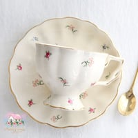 3028 طقم ابريق شاي الزهور لشخصين