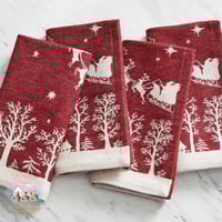 3215 مفرش عربة الغزلان الشتوية