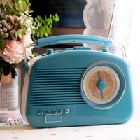 5384 راديو ريترو حجم كبير (تركواز)
