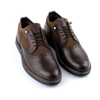 أكسفورد عصري بنشقة بروغ - نعل مريح لون بني