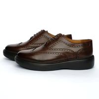 جزمة أوكسفورد بنقشة سدو – لون بني