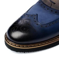 حذاء رسمي فاخر بتدرج لوني – نقشة وينجتيب