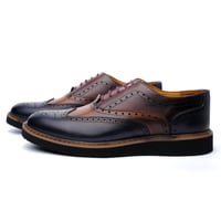 حذاء رسمي فاخر بتدرج لوني – نقشة وينجتيب