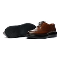 جزمة أوكسفورد بنقشة سدو – لون عسلي