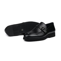 جزمة لوفر كلاسيك لون اسود - ارضية مريحة