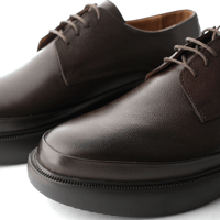 جزمة ديربي جلد طبيعي - نعل مريح