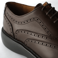 جزمة أوكسفورد بنقشة سدو – لون بني