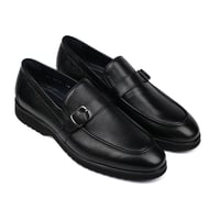 جزمة لوفر كلاسيك لون اسود - ارضية مريحة