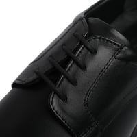 جزمة ديربي كاب تو - جلد طبيعي لون اسود