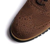 أكسفورد قماشي لون بني – خفيف التهوية بنعل رياضي