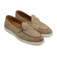 لوفر شامواه كلاسيكي لون بيج