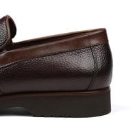 جزمة لوفر كلاسيك لون بني - ارضية مريحة