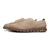 أكسفورد قماشي لون بيج – خفيف التهوية بنعل رياضي