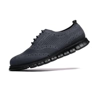 أكسفورد قماشي لون رصاصي – خفيف التهوية بنعل رياضي