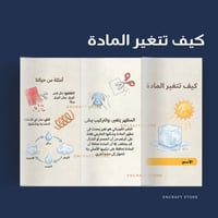 كيف تتغير المادة