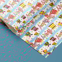 ورق تغليف هدايا كيك الميلاد