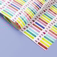 ورق تغليف هدايا شمعة الميلاد