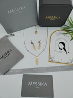 طقم سلسال وحلق ميسيكا