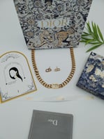 طقم سلسال وحلق ديور