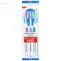 سنسوداين فرشاة أسنان ناعمة للأسنان الحساسة 3 قطع -...