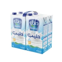 نادك حليب كامل الدسم طويل الأجل 1لتر× 4