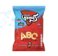 كريسبي شيبس حروف بنكهة الكاتشب الناري 16 *18 جم
