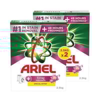 اريال مسحوق غسيل اوتوماتيك داوني فريش 2 × 2.5 كجم