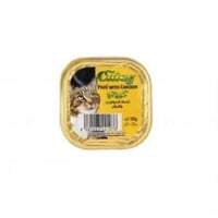 اكل قطط لحم الدواجن والبقر كيوتي 100غ