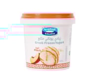 السعودية زبادي يوناني مثلج بنكهة الخوخ كوب 125 مل
