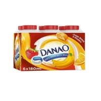 داناو برتقال وموز 180X6مل