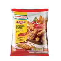 أمريكانا ستربس دجاج حار ومقرمش 750 جرام