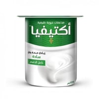 اكتيفيا - زبادي مخفوق سادة كامل الدسم 125جم