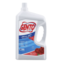 جنتو منظف ومطهر الارضيات الورود - 3 لتر