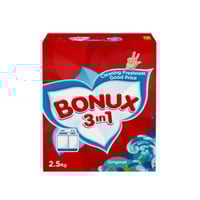 بونكس 3في1مسحوق غسيل أزرق 2.5 كيلو
