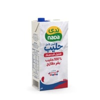 ندى حليب طويل الأجل قليل الدسم 1 لتر