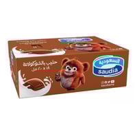 السعودية حليب بالشوكولاتة 18× 200 مل