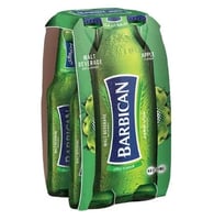 بربيكان شراب شعير بنكهة التفاح 330 مل × 4