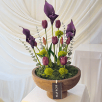 فازة ورد صناعي