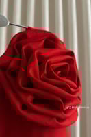 فستان سهرة ناعم اوفر سايز