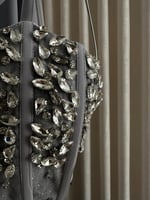 فستان سهره بقصه كورسيه بتطريز على الصدر