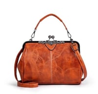 حقيبة يد بمشبك عتيق للنساء